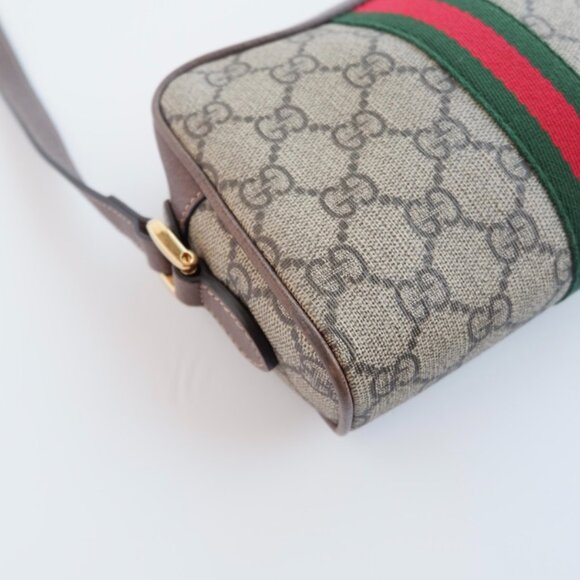 Authentic Preowned Gucci Brown GG Canvas Mini Ophidia Crossbody Bag - Picture 8 of 16